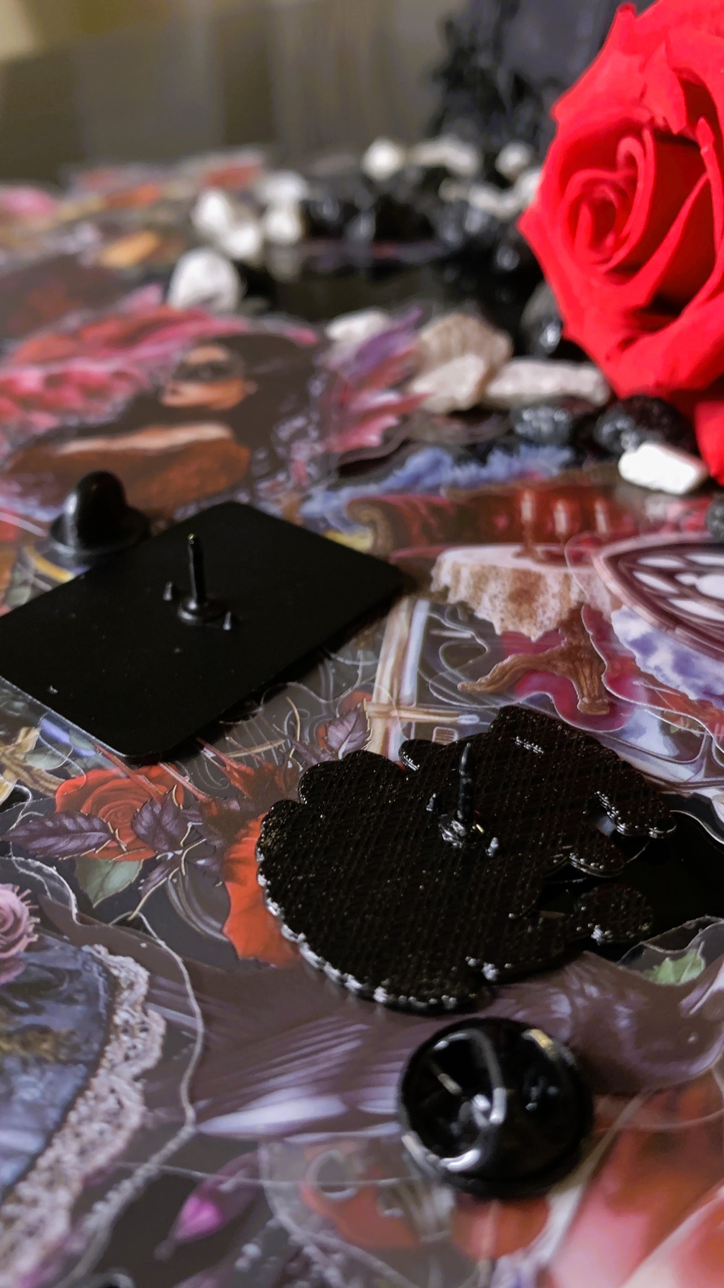 💀 Set “Dark Medics” | 2 Gothic Enamel Pins – Dark Nurse & Plague Doctor 🕯️ | Dark Anatomy Halloween Edition | 1:1 Limited Edition