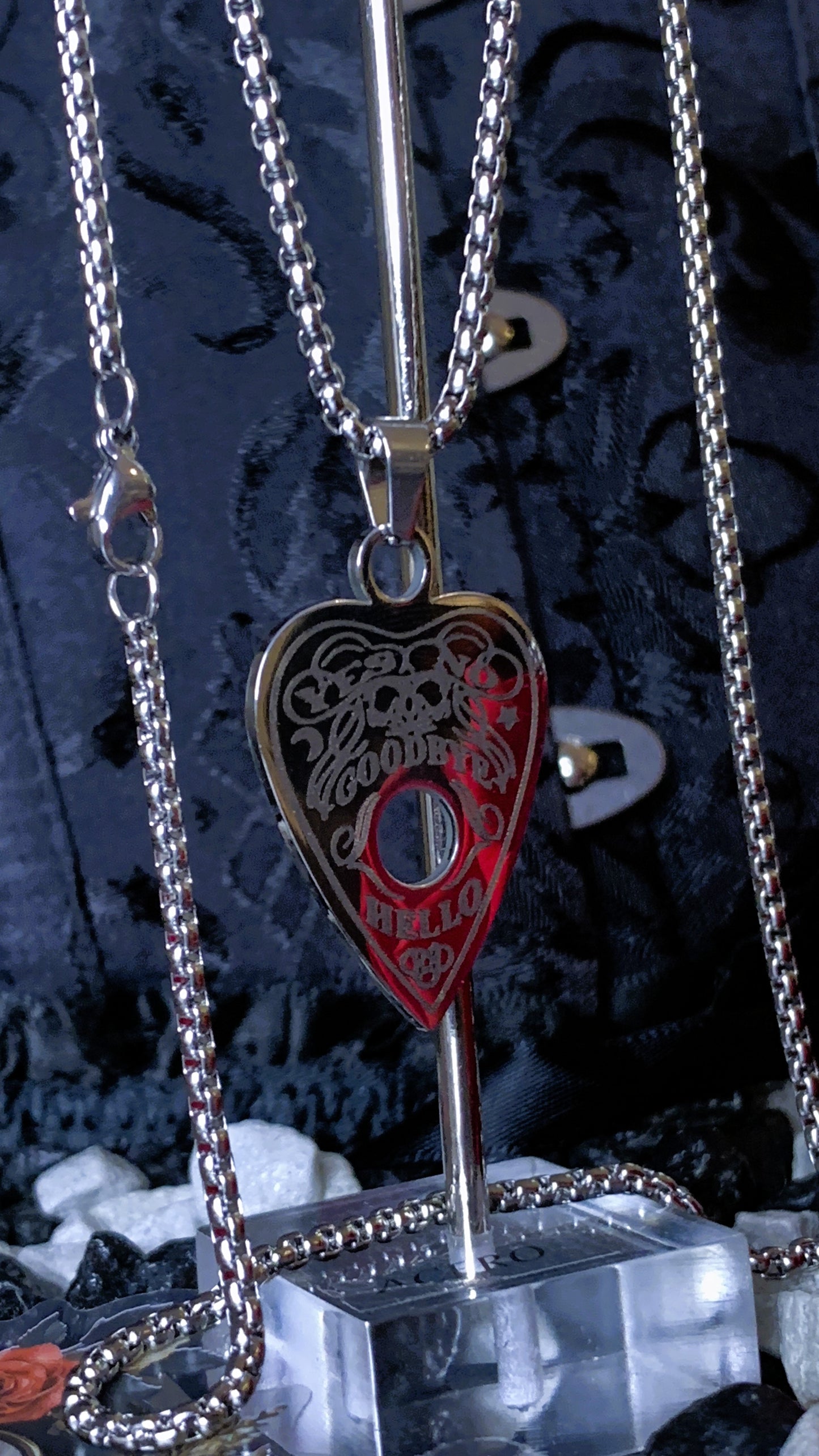 🔮 Collar “Ouija Whisper” | Gothic Ouija Board Necklace – Dark Anatomy Halloween Edition 🕸️ | 1:1 Limited Edition