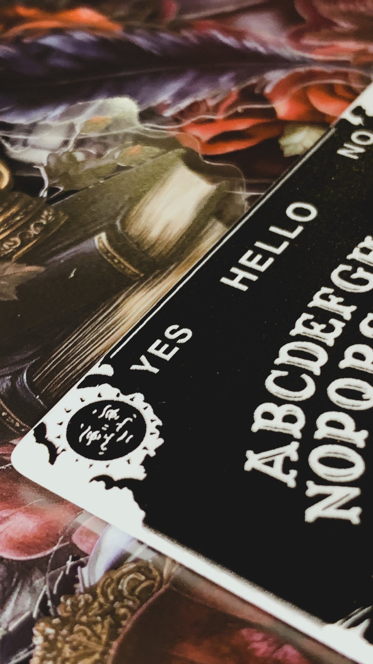 Estuche “Ouija Noir” | Gothic Ouija Board Pouch – Dark Anatomy Halloween Edition 🔮 | 1:1 Limited Edition