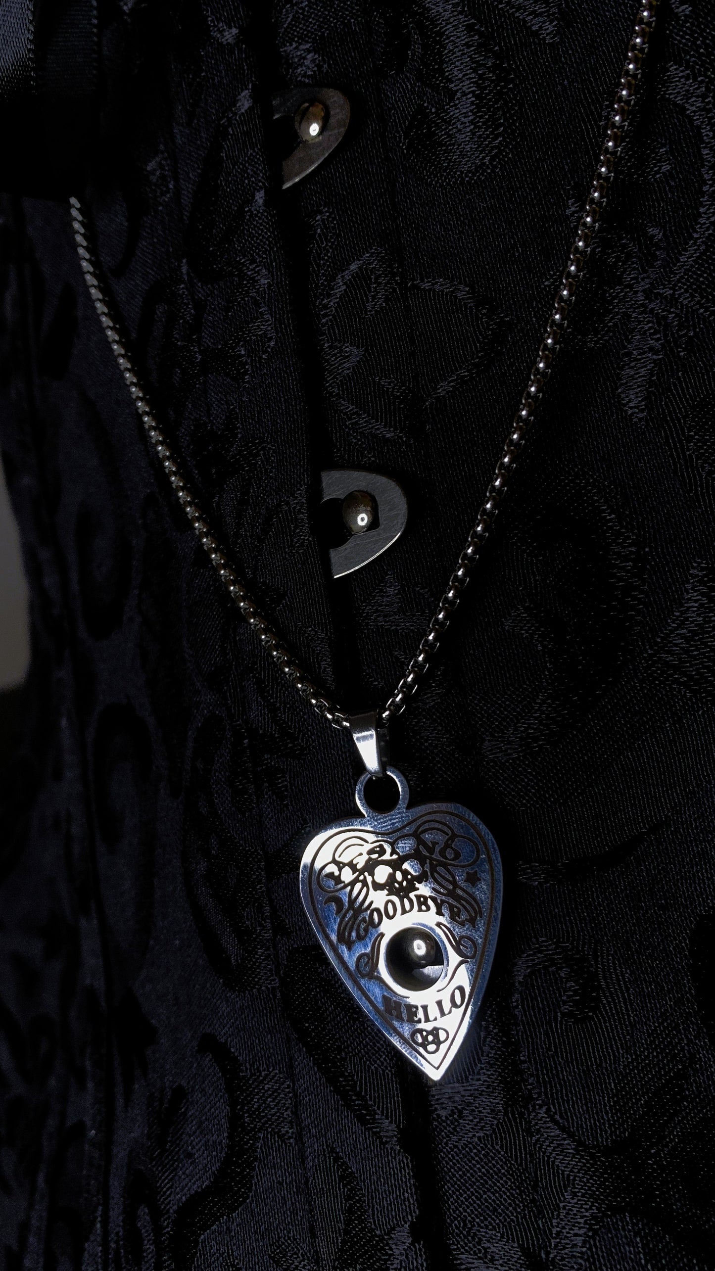 🔮 Pack Gótico “Spirit Whisper” | Gothic Ouija & Skeleton Jewelry Set – Dark Anatomy Halloween Edition 🕸️ | 1:1 Limited Edition