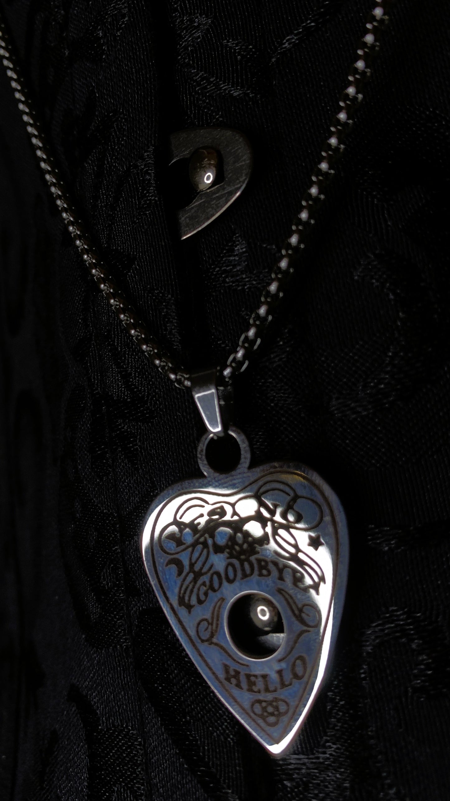 🔮 Pack Gótico “Spirit Whisper” | Gothic Ouija & Skeleton Jewelry Set – Dark Anatomy Halloween Edition 🕸️ | 1:1 Limited Edition