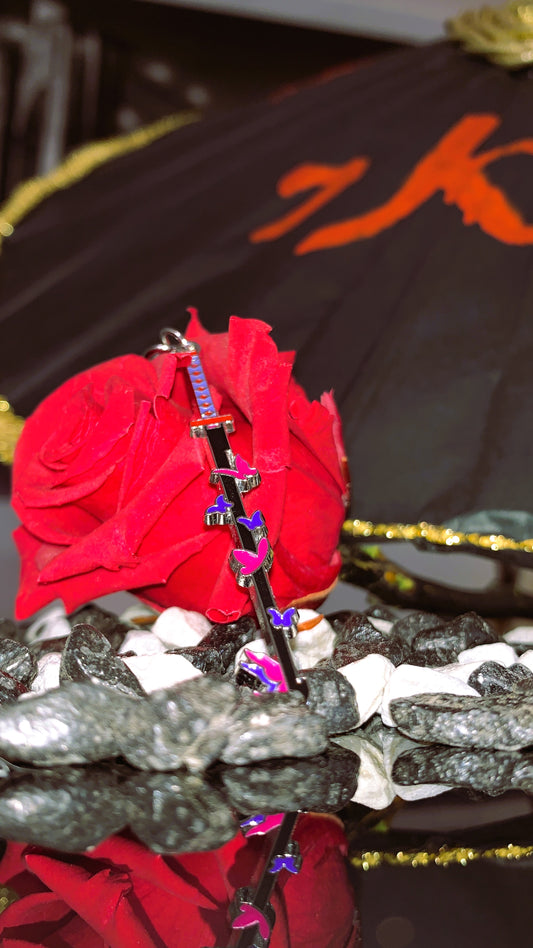 Espada Shinobu Kocho – Mini Katana Demon Slayer Llavero | Coleccionable Anime & Regalo Cosplay