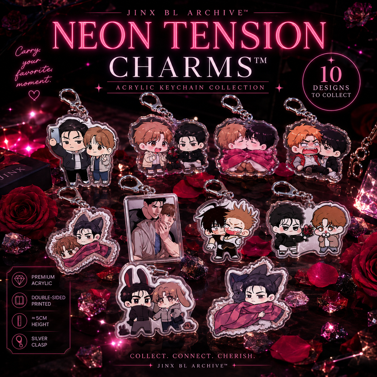 Neon Tension Charms™