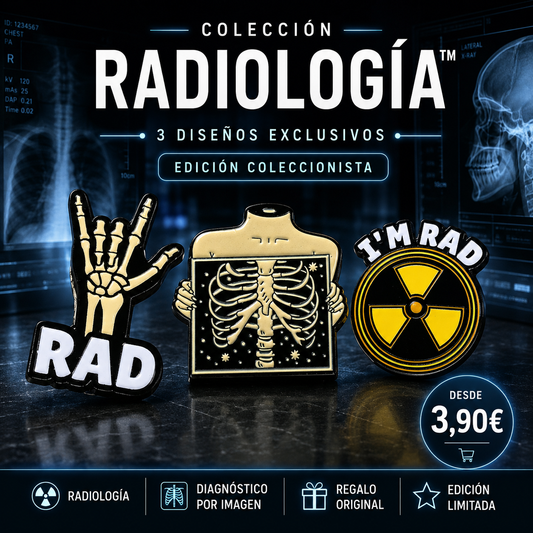 Pins “Radiología” | Radiology Enamel Pin Collection – Limited 1:1 Edition | MedPins