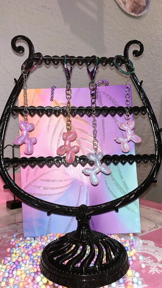 🐩 Llavero Perrito Caniche Kawaii | Kawaii Poodle Keychain – Cute Glitter Edition ✨🌈 | Limited Release