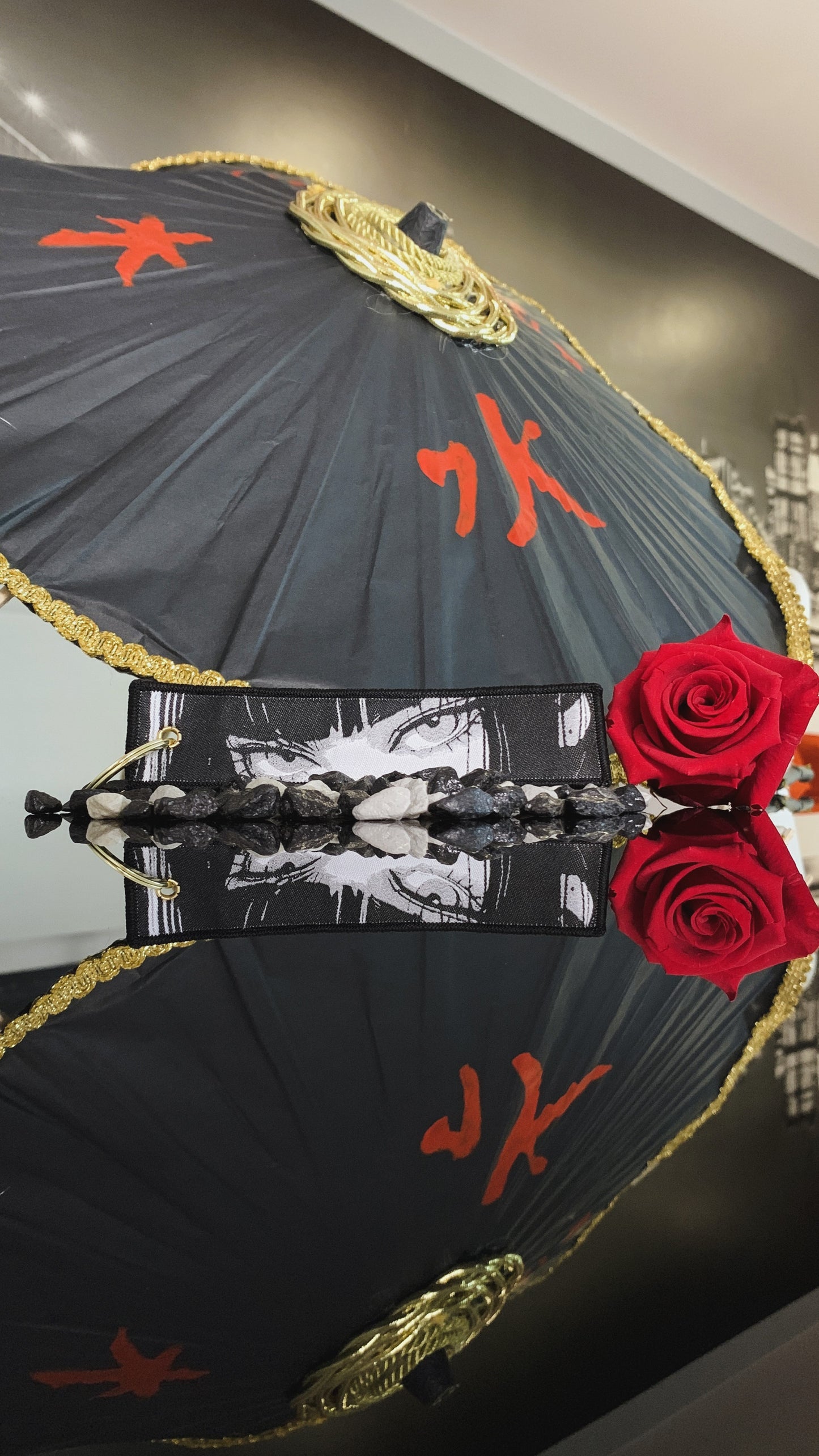 Tag de Tela Daki – Llavero Bordado Doble Cara | Coleccionable Demon Slayer & Regalo Cosplay