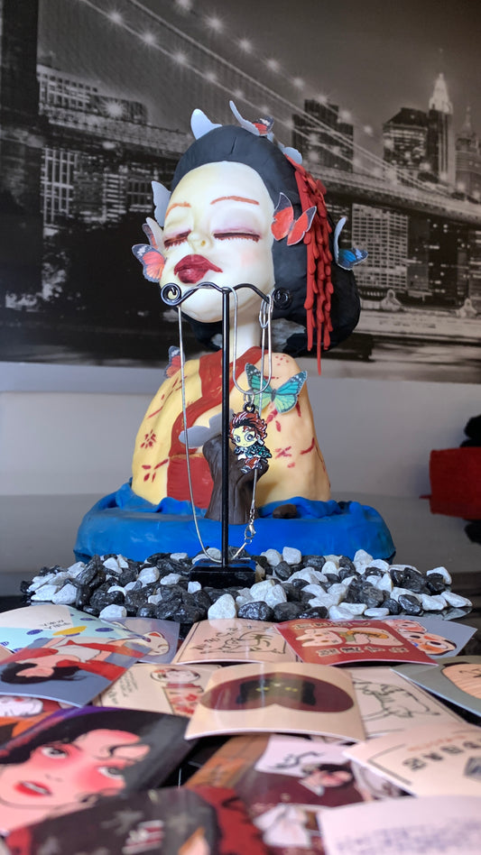 Colgante Tanjiro Kamado – Collar Demon Slayer Joyería Anime | Edición Limitada Regalo Otaku