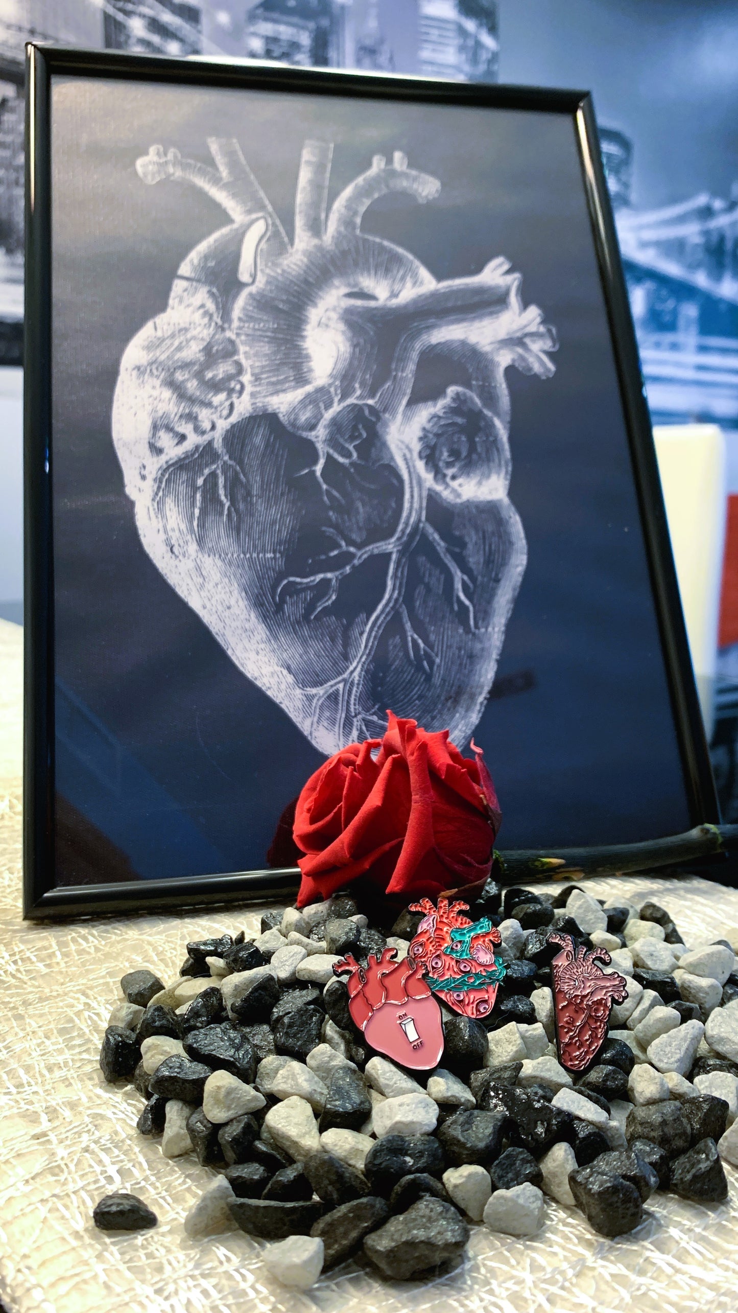 Set de 3 Pins Anatómicos “Hearts of Reality” | Surreal Anatomy Pin Set 1:1 Limited Edition