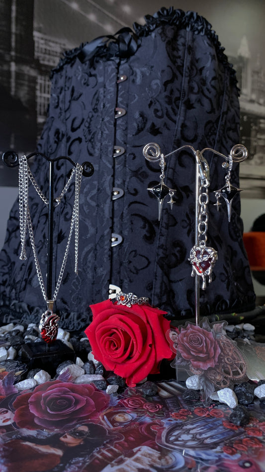 ❤️‍🔥 Pack “Heart of Shadows” | Gothic Heart Set – Dark Anatomy Halloween Edition 🕸️ | 1:1 Limited Edition
