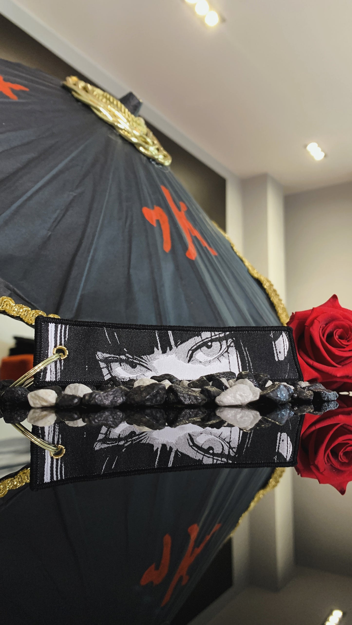 Tag de Tela Daki – Llavero Bordado Doble Cara | Coleccionable Demon Slayer & Regalo Cosplay