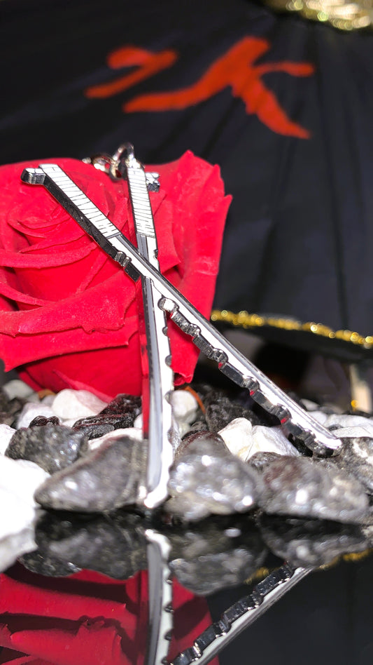 Espadas Nichirin Inosuke – Mini Katanas Duales Demon Slayer (1 pieza) | Llavero Anime Regalo Otaku