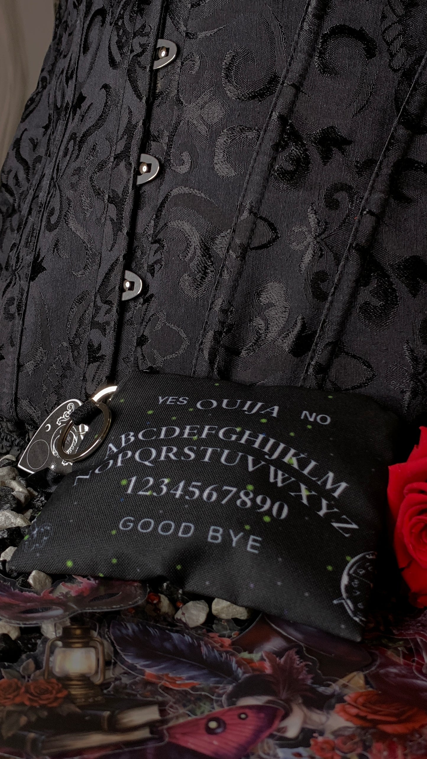 Monedero “Ouija Noir” | Gothic Ouija Coin Purse – Dark Anatomy Halloween Edition 🔮 | 1:1 Limited Edition