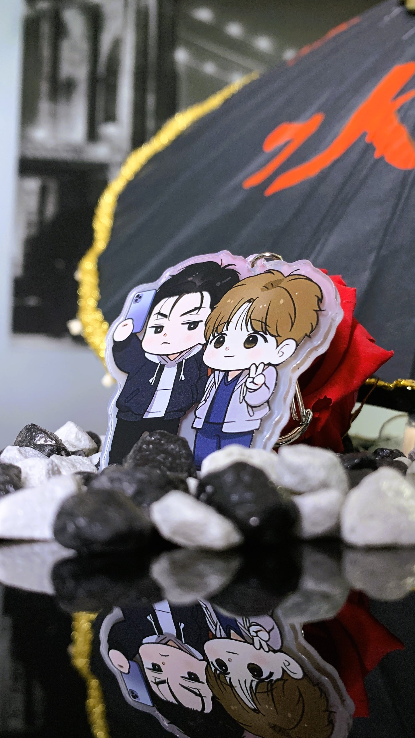 Llavero Jinx BL – Kim Dan & Joo Jaekyung Chibi Acrílico | Merch Yaoi, Webtoon & Manhwa