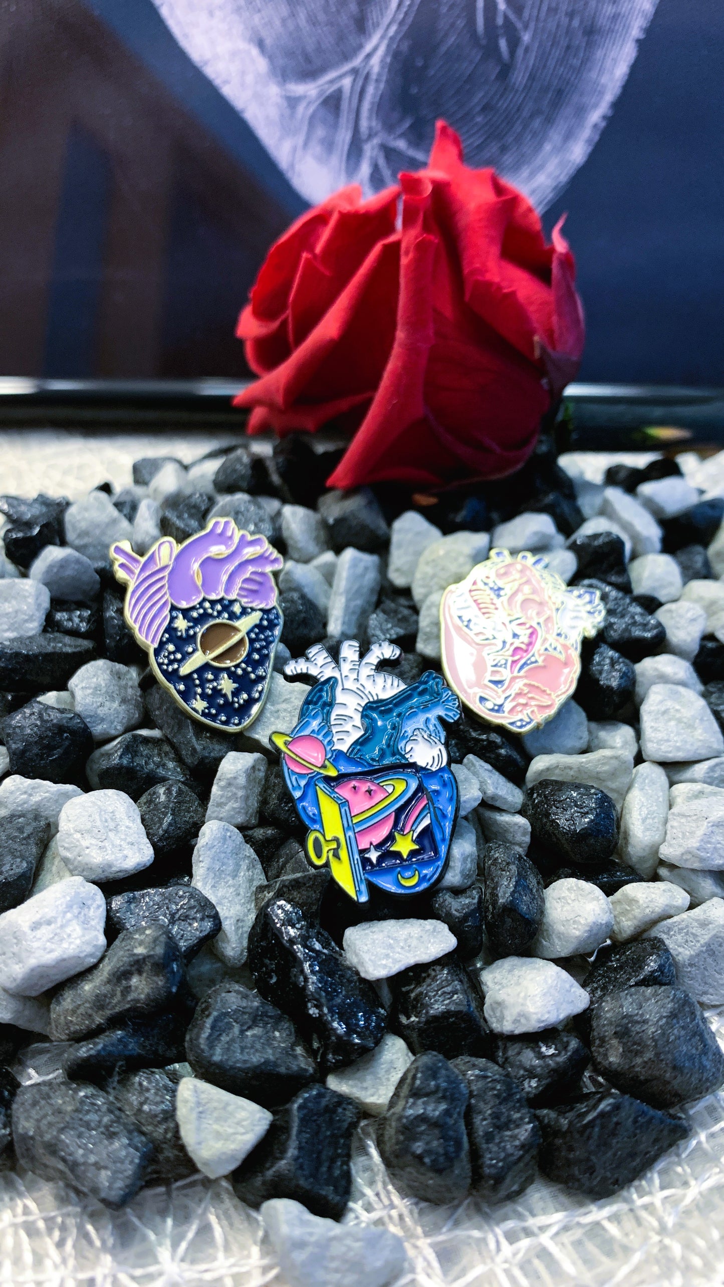 Set de 3 Pins Anatómicos “Celestial Anatomy” | Surreal Anatomy Pin Set 1:1 Limited Edition