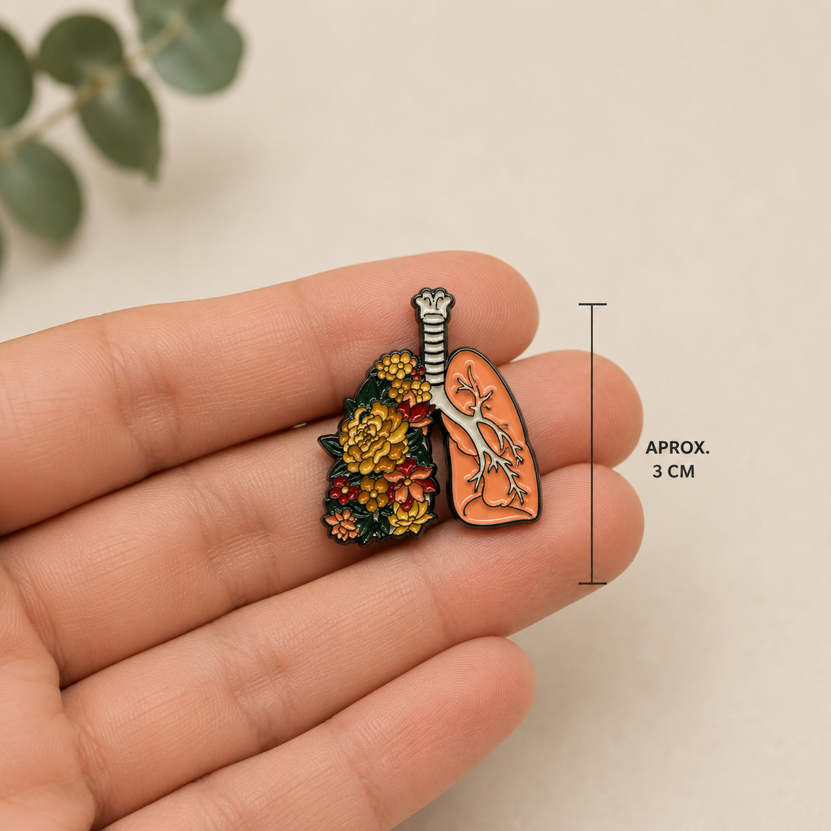 Vista 3 de la colección de pins de órganos y anatomía MedPins