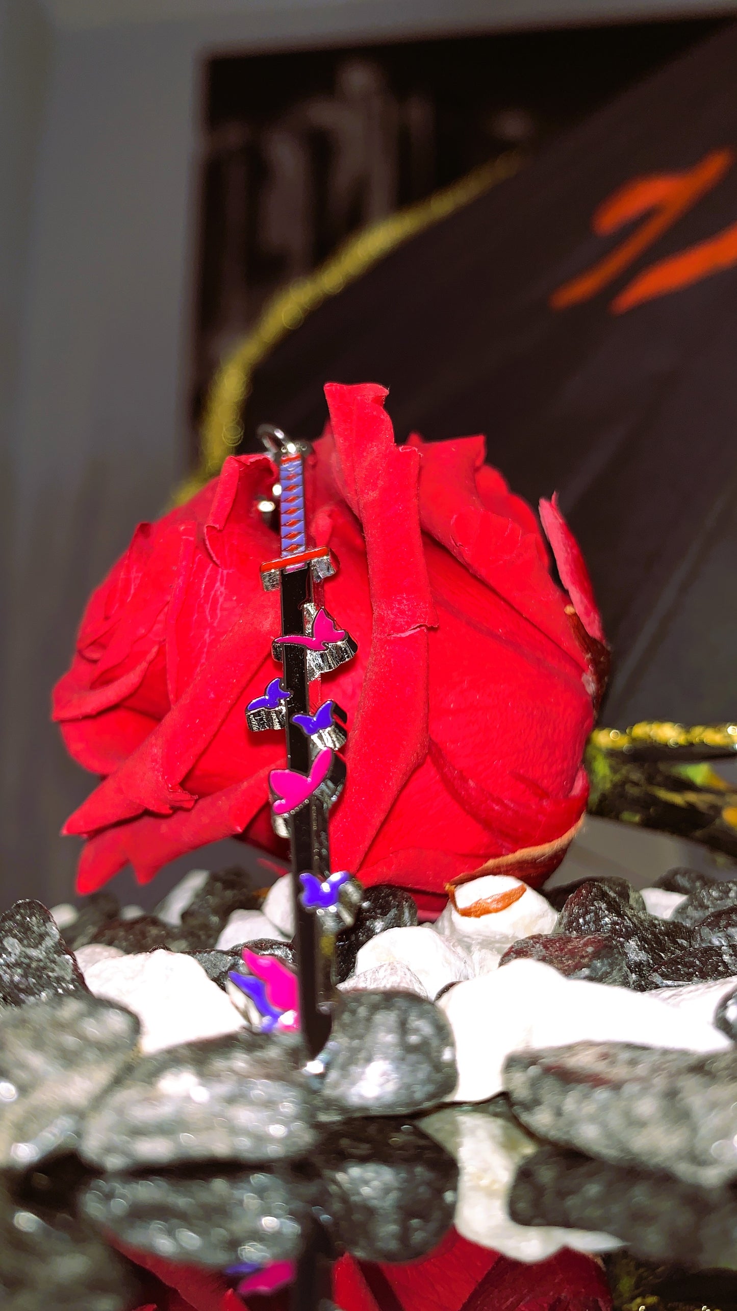 Espada Shinobu Kocho – Mini Katana Demon Slayer Llavero | Coleccionable Anime & Regalo Cosplay