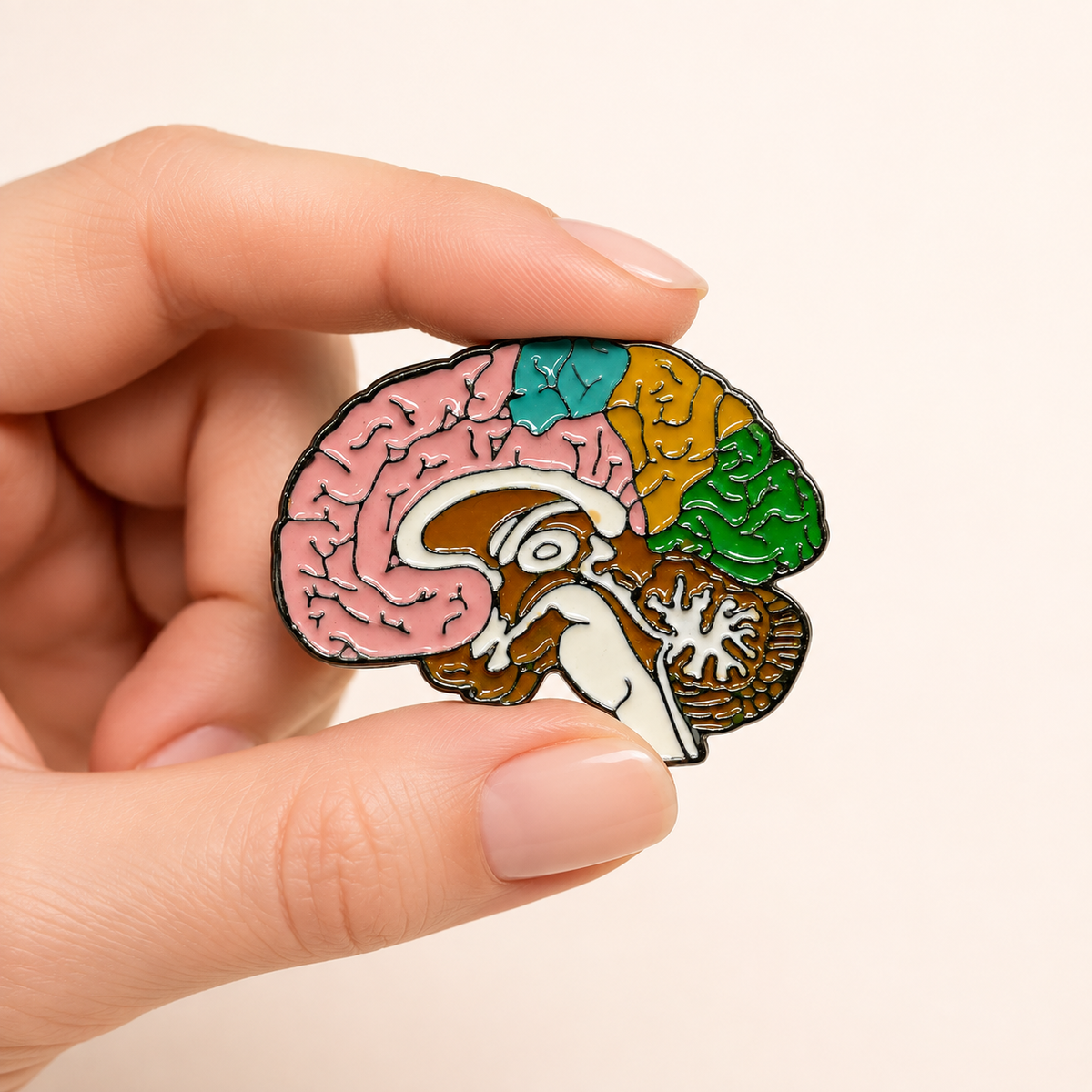 Vista 3 de la colección de pins de cerebro y neurociencia MedPins