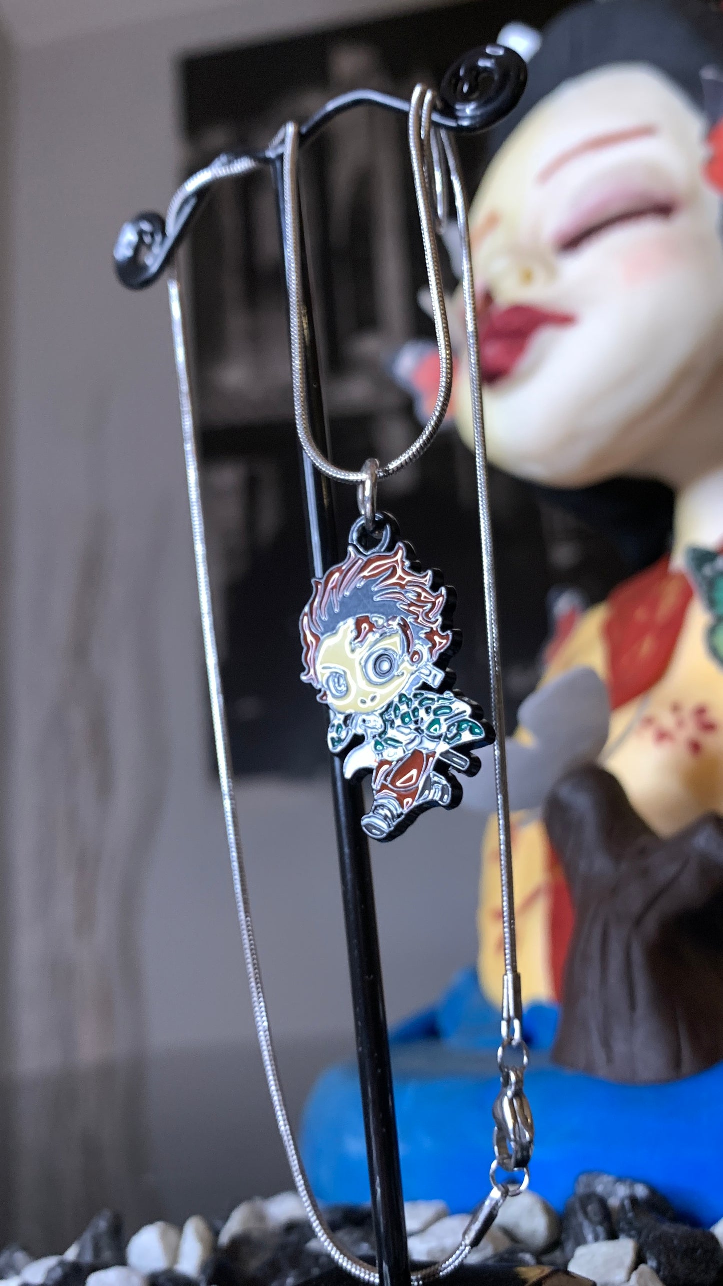 Colgante Tanjiro Kamado – Collar Demon Slayer Joyería Anime | Edición Limitada Regalo Otaku