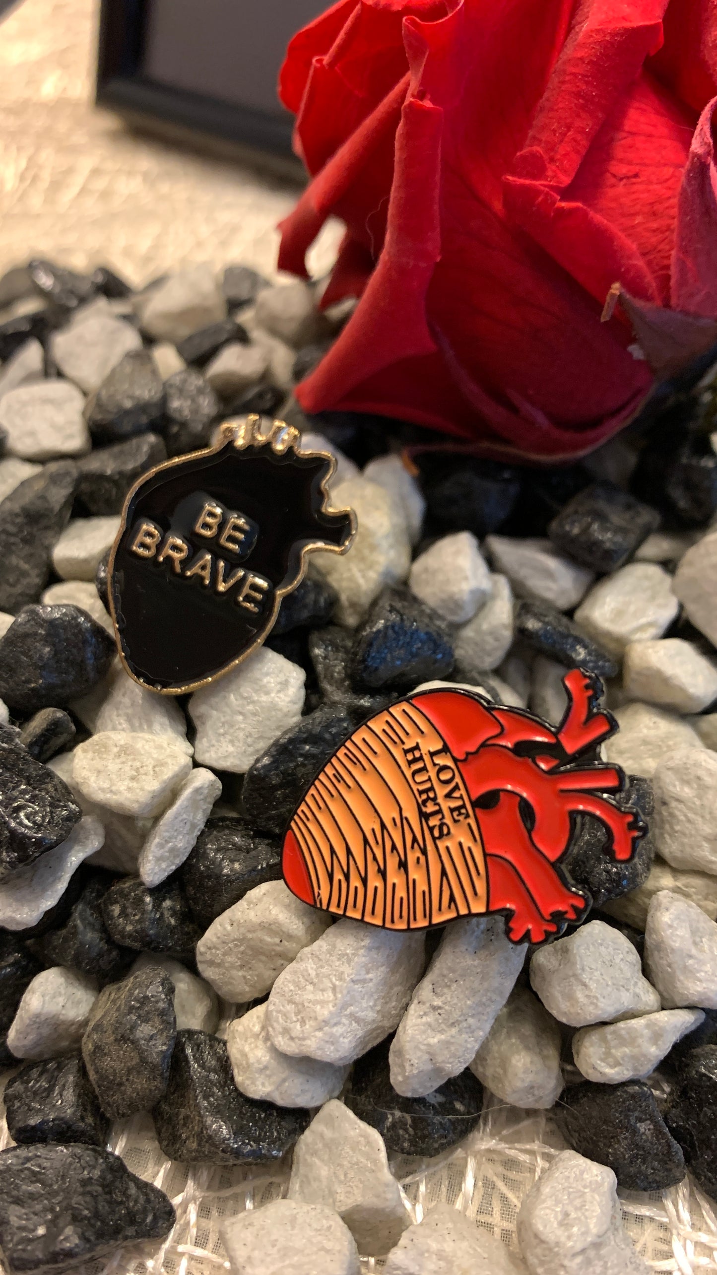 Set de 3 Pins de Corazón Anatómico | Anatomical Heart Pin Set 1:1 Limited Edition