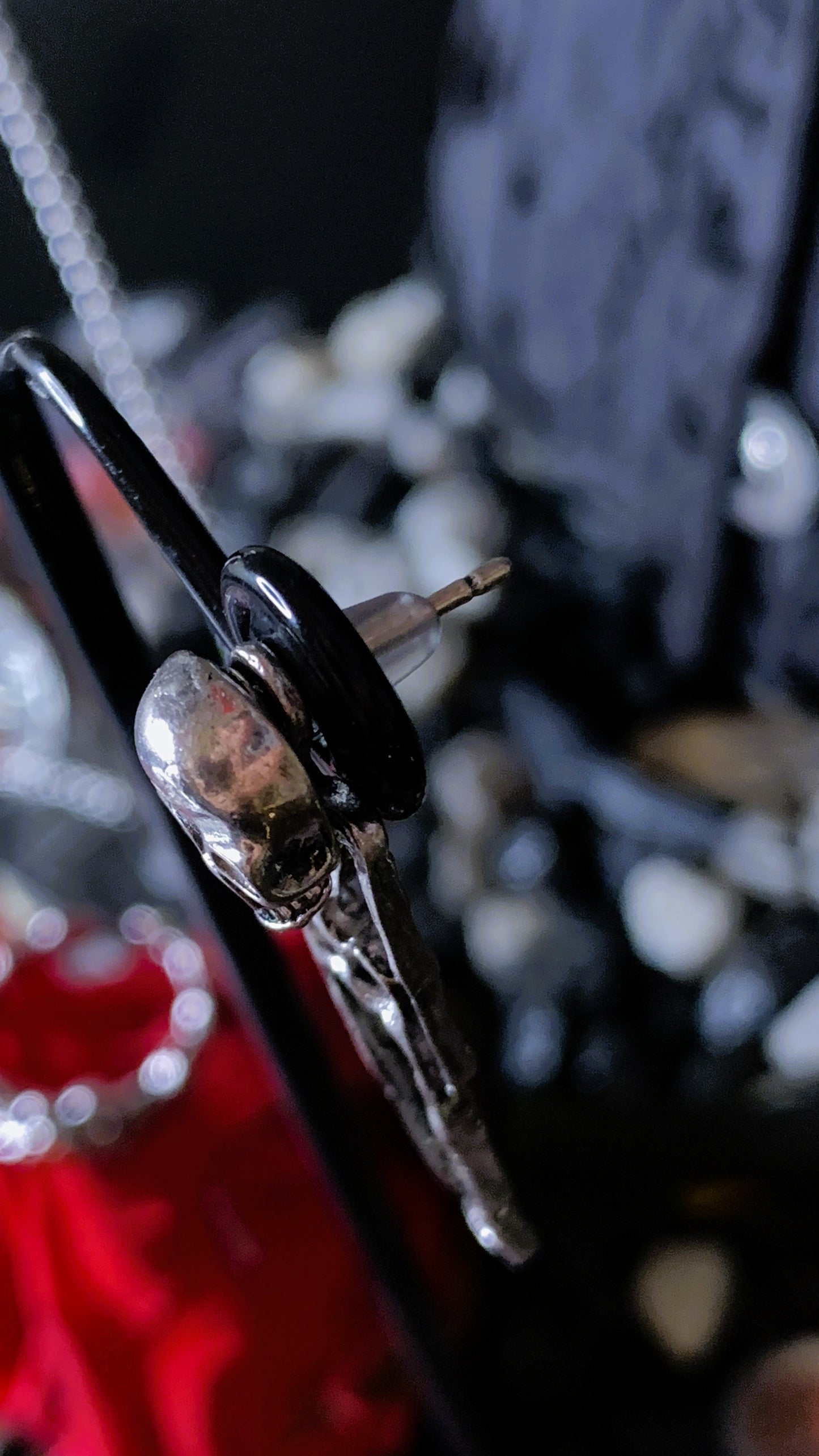 🔮 Pack Gótico “Spirit Whisper” | Gothic Ouija & Skeleton Jewelry Set – Dark Anatomy Halloween Edition 🕸️ | 1:1 Limited Edition