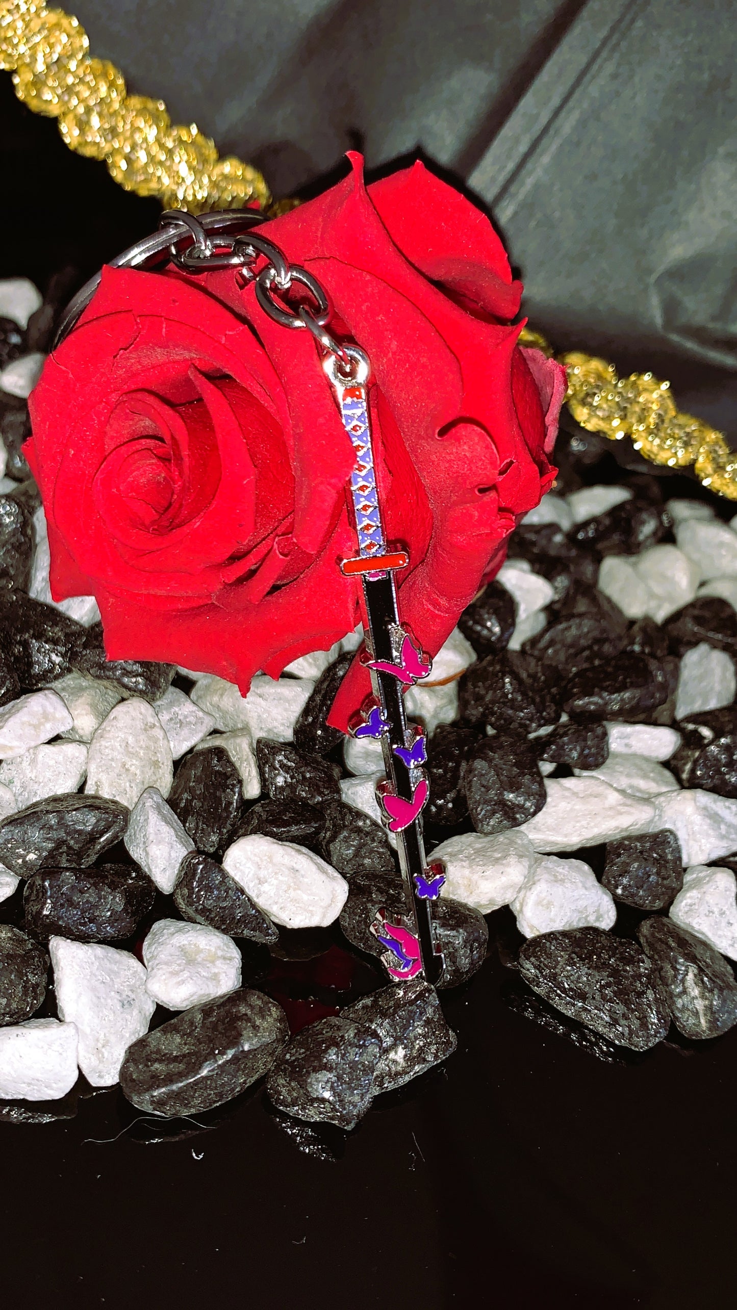 Espada Shinobu Kocho – Mini Katana Demon Slayer Llavero | Coleccionable Anime & Regalo Cosplay