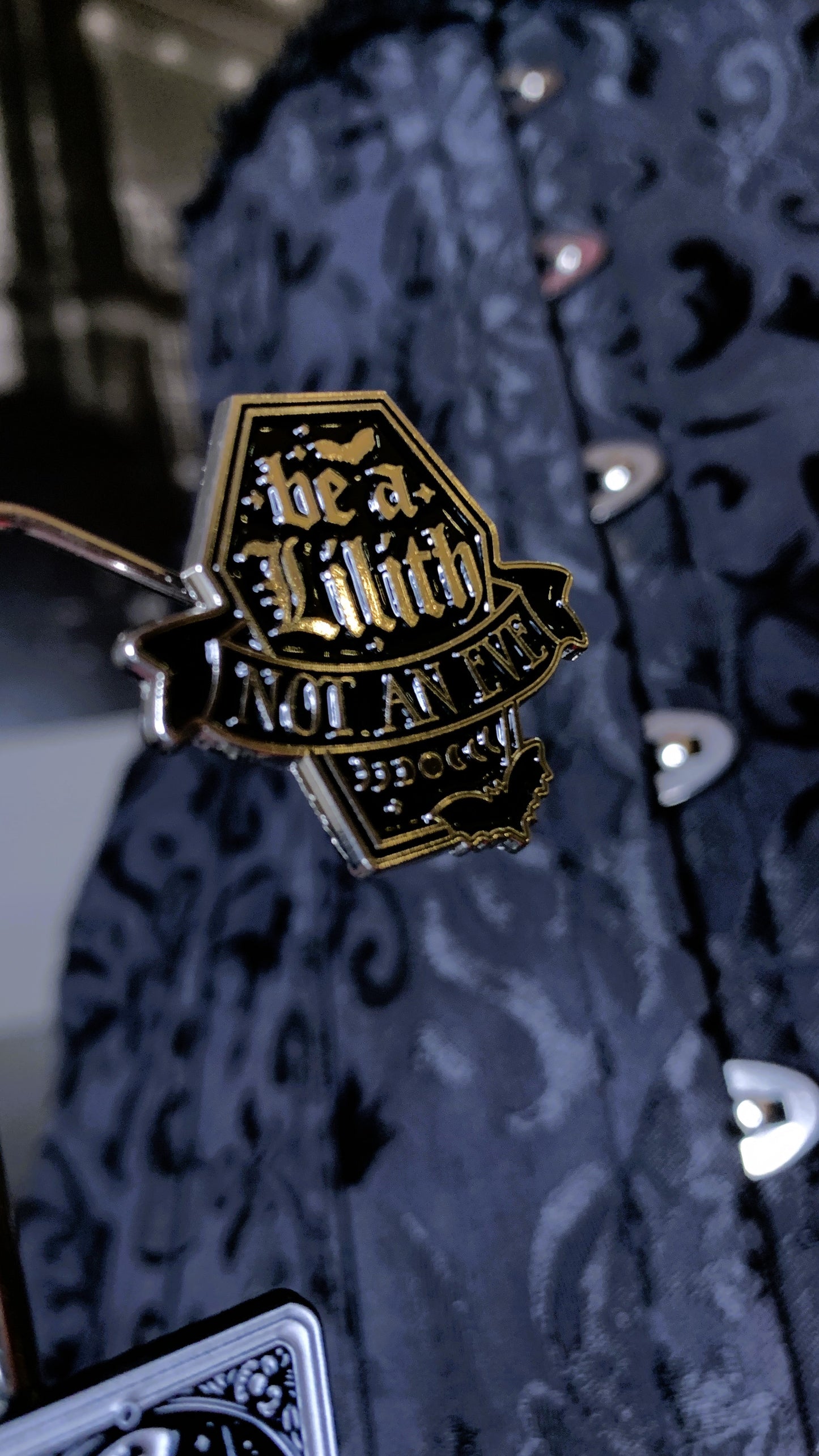 🌑 Set “Dark Sisters” | 3 Gothic Enamel Pins – Lilith, Gothic Nurse & Victorian Doll 🕯️ | Dark Anatomy Halloween Edition | Limited 1:1