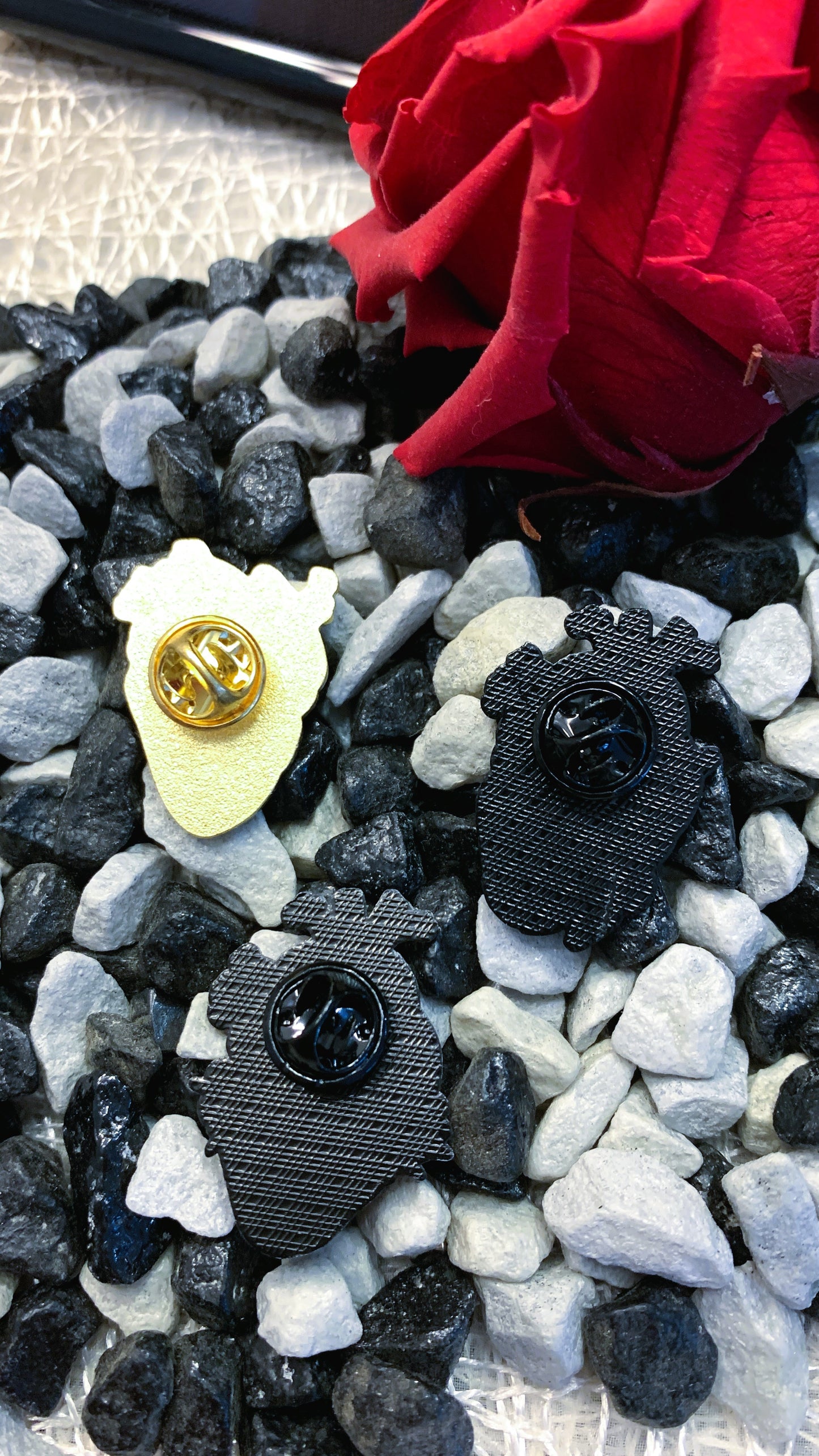 Set de Pins Cósmicos de Anatomía (3 piezas) – Corazón Anatómico con Diseño de Galaxia, Espacio & Astrología | Regalo Único para Amantes de la Astronomía y la Medicina