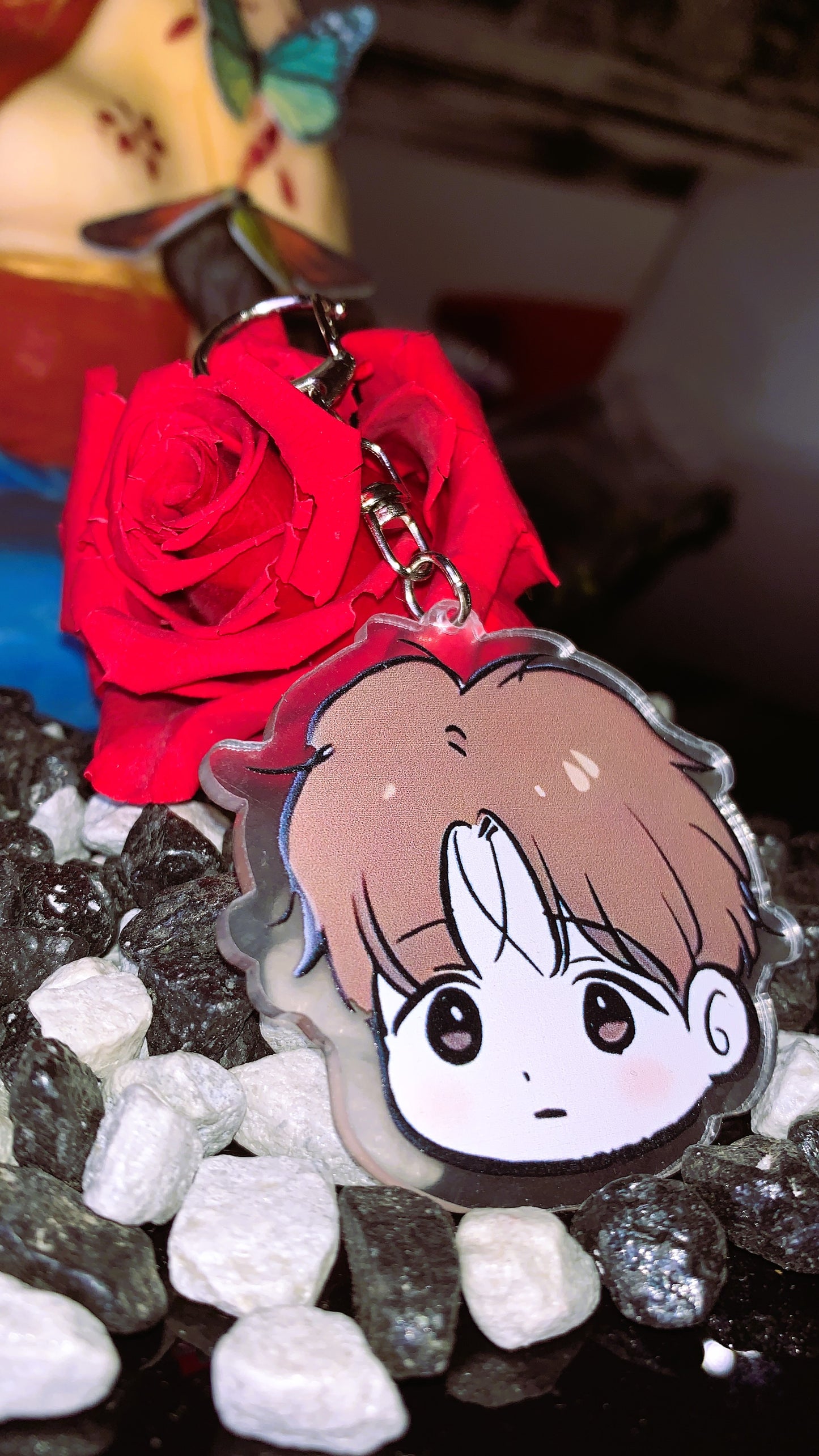 🔥 Llavero “Jinx BL – Kim Dan Chibi” | Acrílico Premium | Merch Yaoi, Webtoon & Manhwa 💗✨