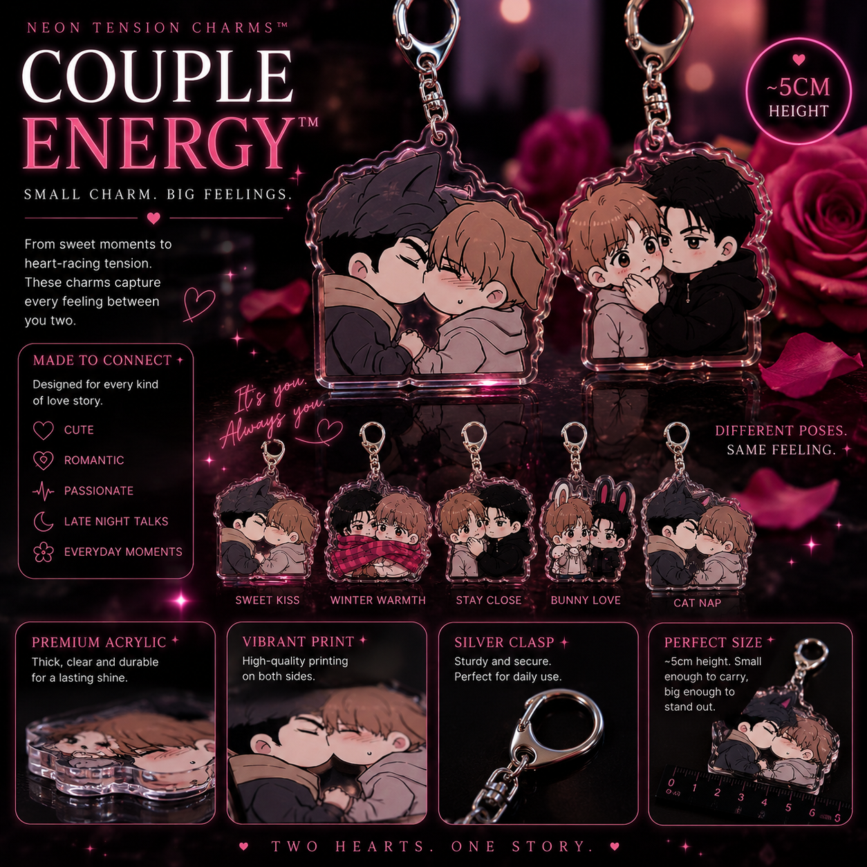 Neon Tension Charms™