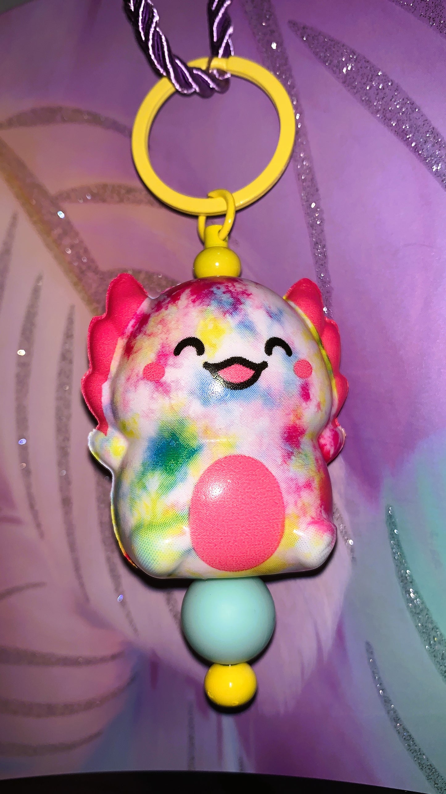 🩷 Llavero Ajolote Squishy | Axolotl Squishy Keychain – Cute Kawaii Antistress Edition 🌈✨ | Limited Colors