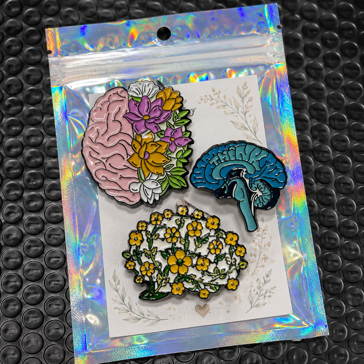 Vista 7 de la colección de pins de cerebro y neurociencia MedPins