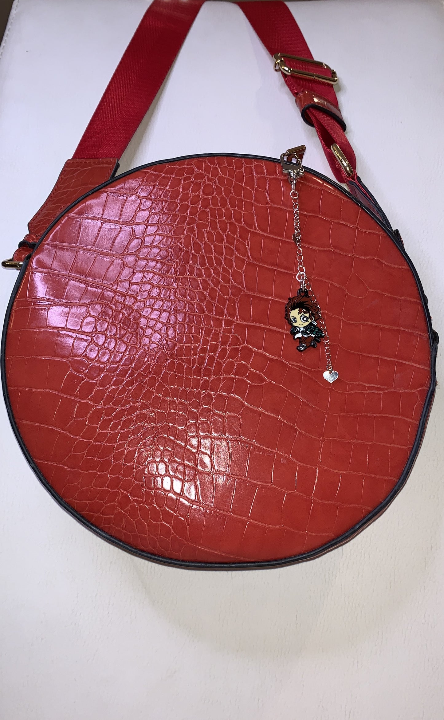 Set de Joyería Demon Slayer – Pendientes Tanjiro + Charm + Collar (4 piezas) | Edición Limitada Regalo Otaku