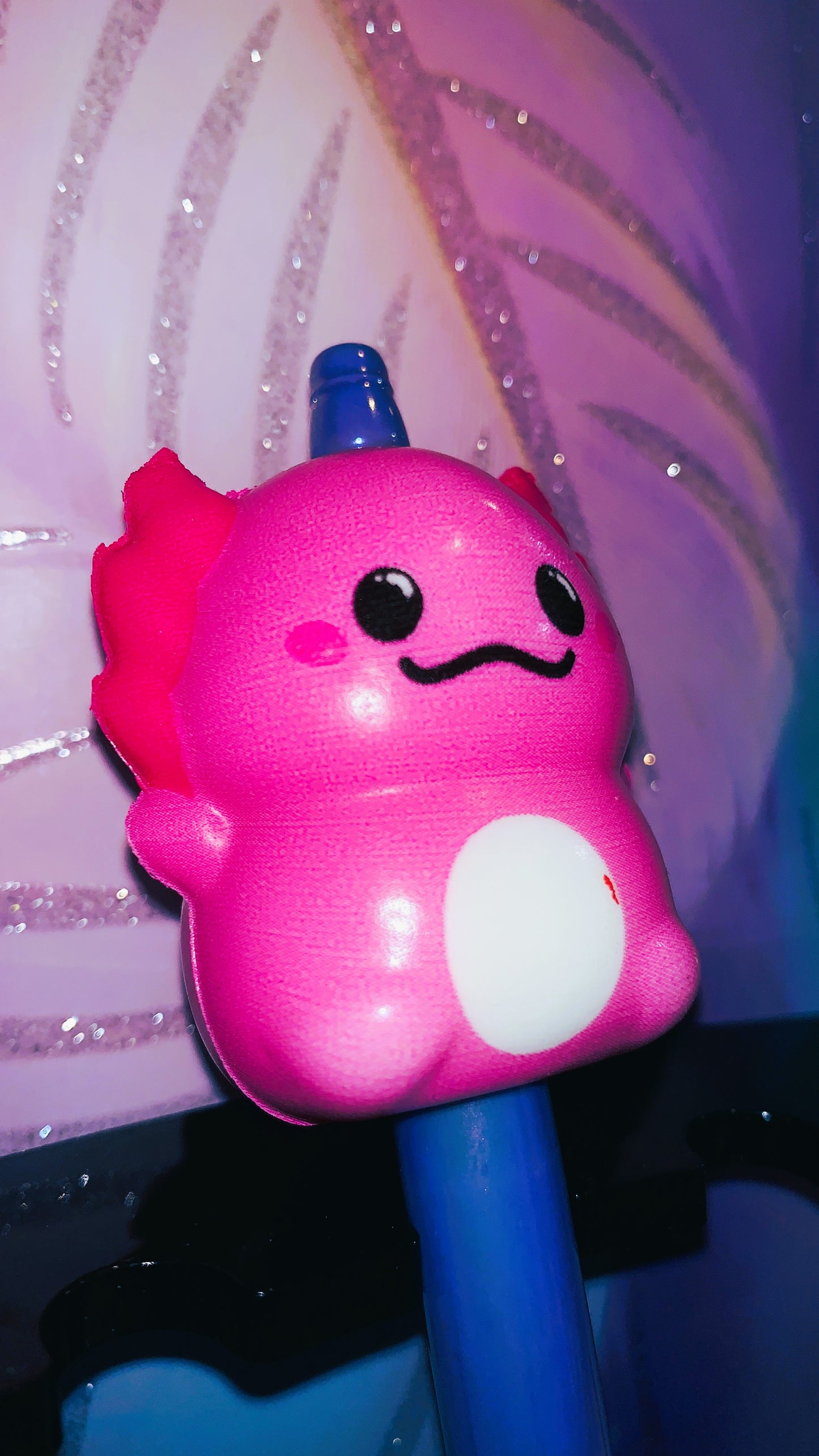 🩷 Bolígrafo Ajolote Squishy | Axolotl Squishy Pen – Cute Kawaii Antistress Edition 🌈✨ | Limited Colors