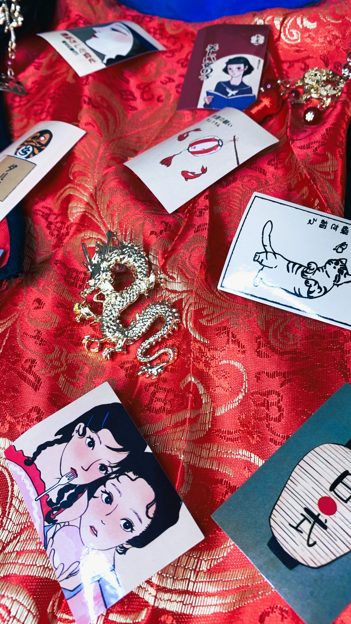 Vintage Japanisches Sticker-Set (25 Stück) – Retro Japanische Kunstaufkleber | Einzigartiges Geschenk für Sammler &amp; Journalisten