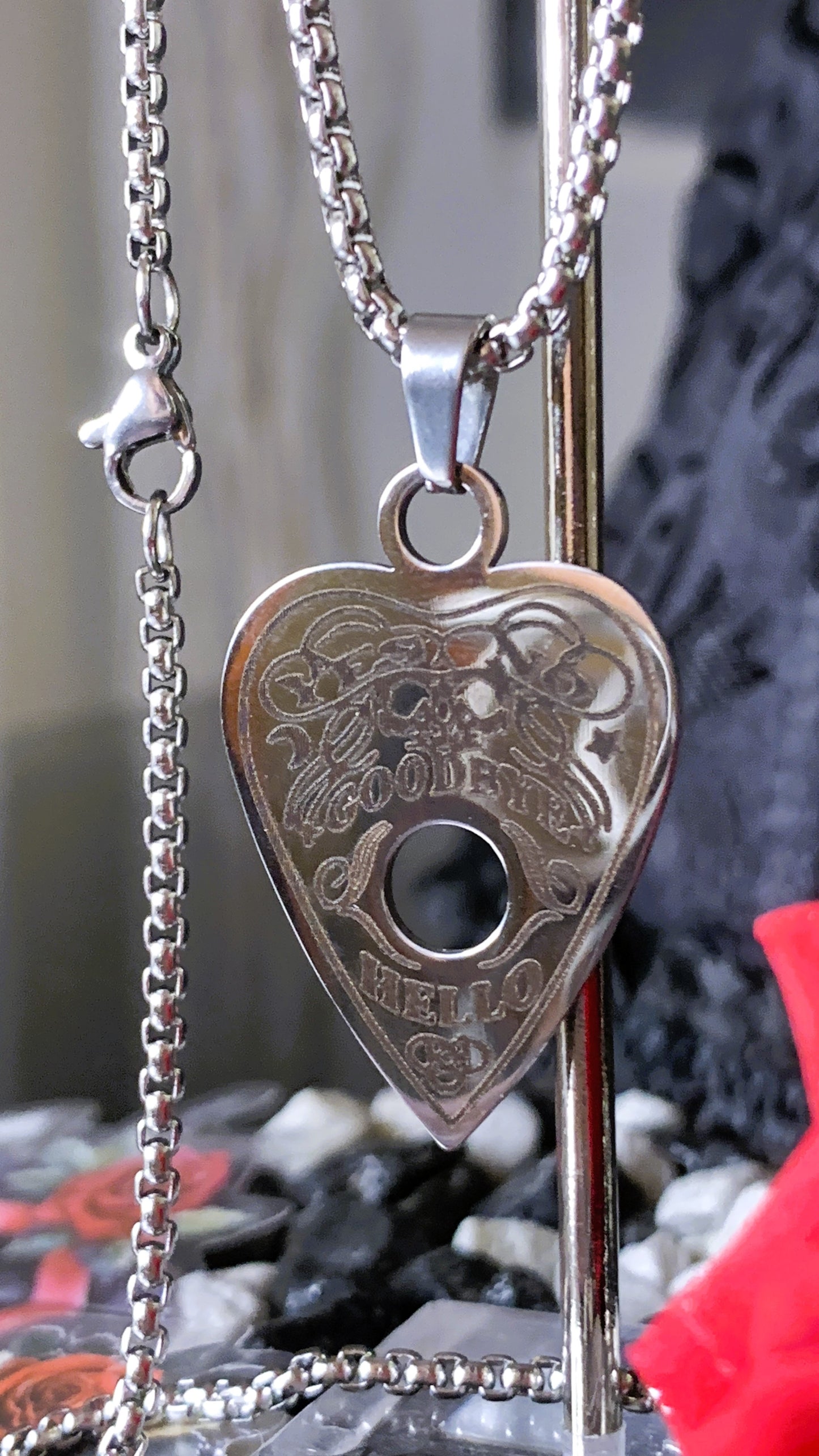 🔮 Collar “Ouija Whisper” | Gothic Ouija Board Necklace – Dark Anatomy Halloween Edition 🕸️ | 1:1 Limited Edition