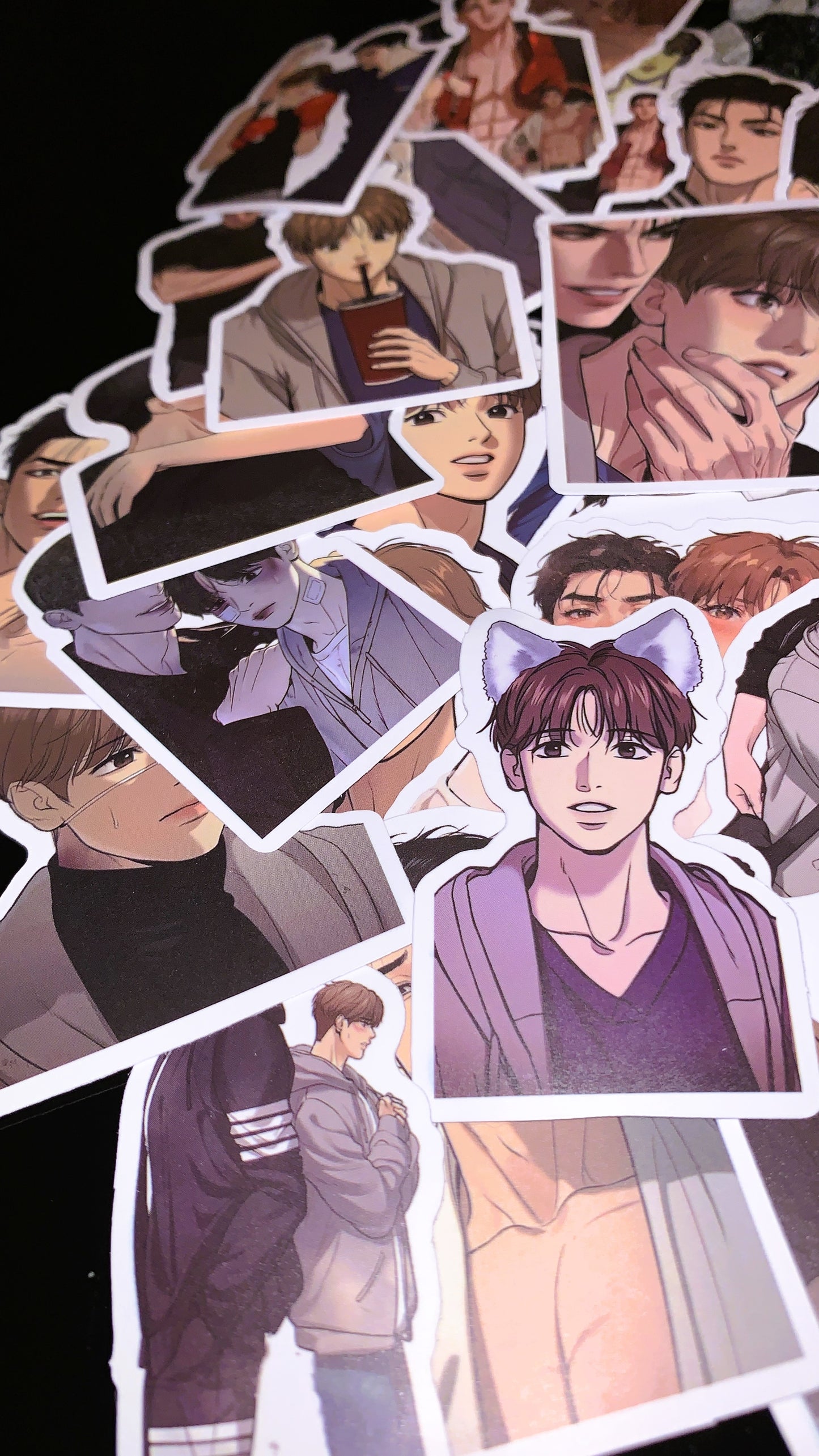 Llavero Jinx BL – Kim Dan & Joo Jaekyung Beso Chibi Acrílico – Merch de Yaoi, Webtoon y Manga