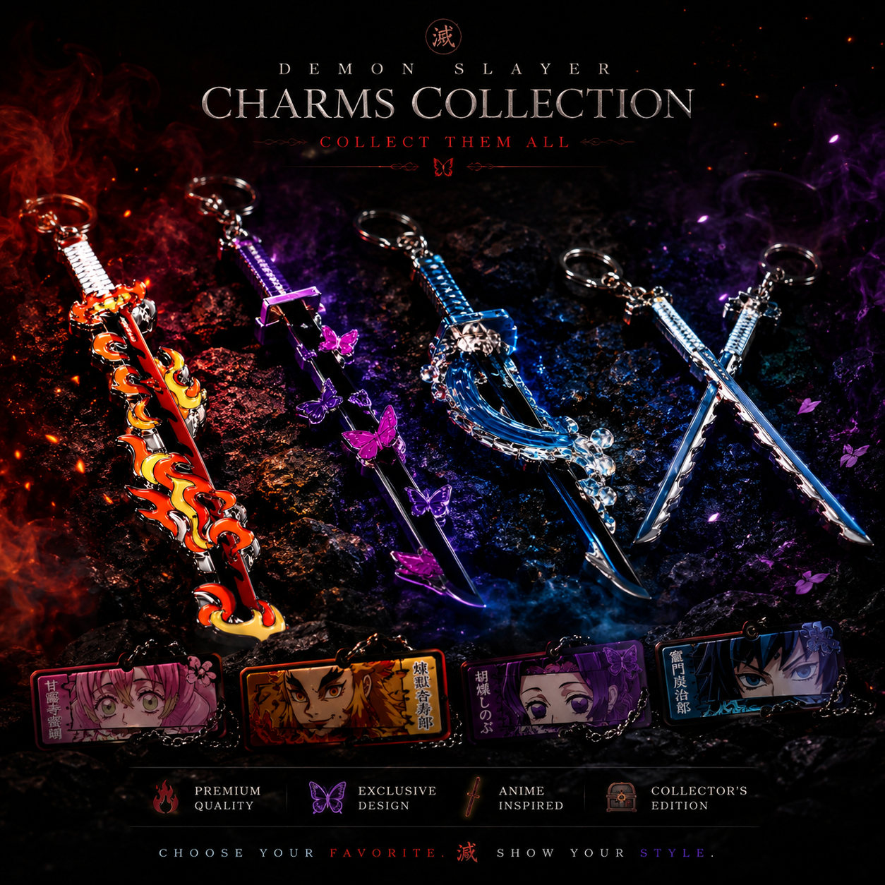 Demon Slayer Charms Collection