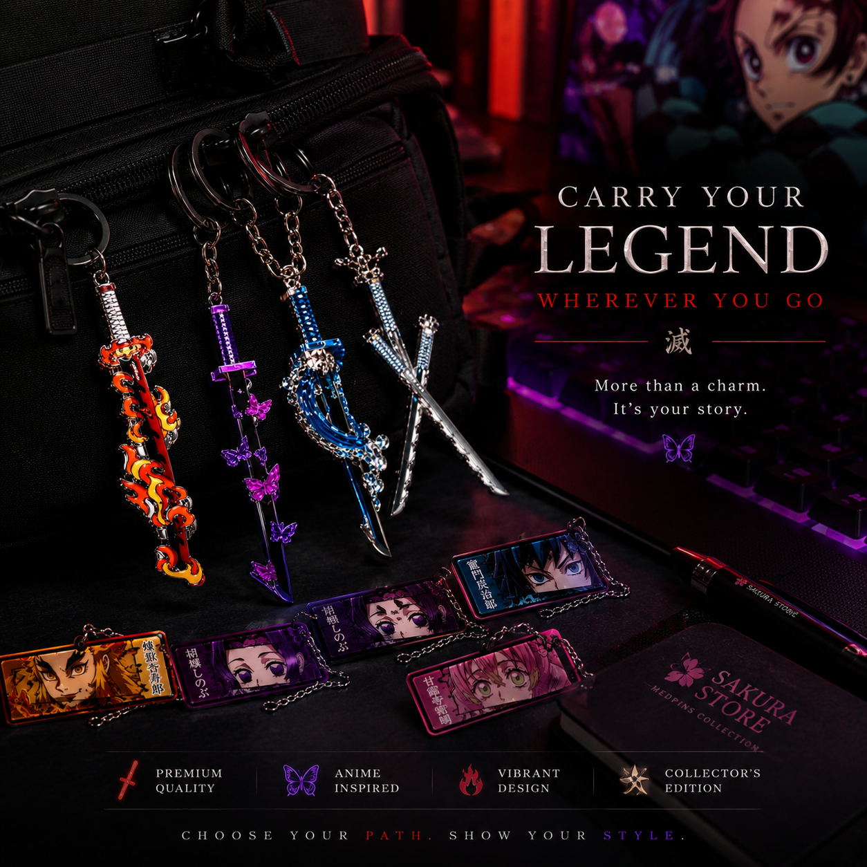 Demon Slayer Charms Collection
