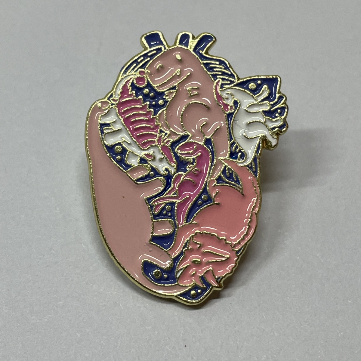 Pin Corazón unicornio de MedPins