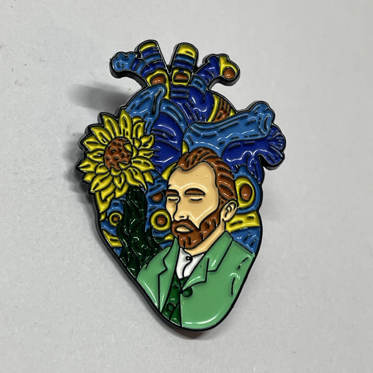 Pin Corazón Van Gogh de MedPins