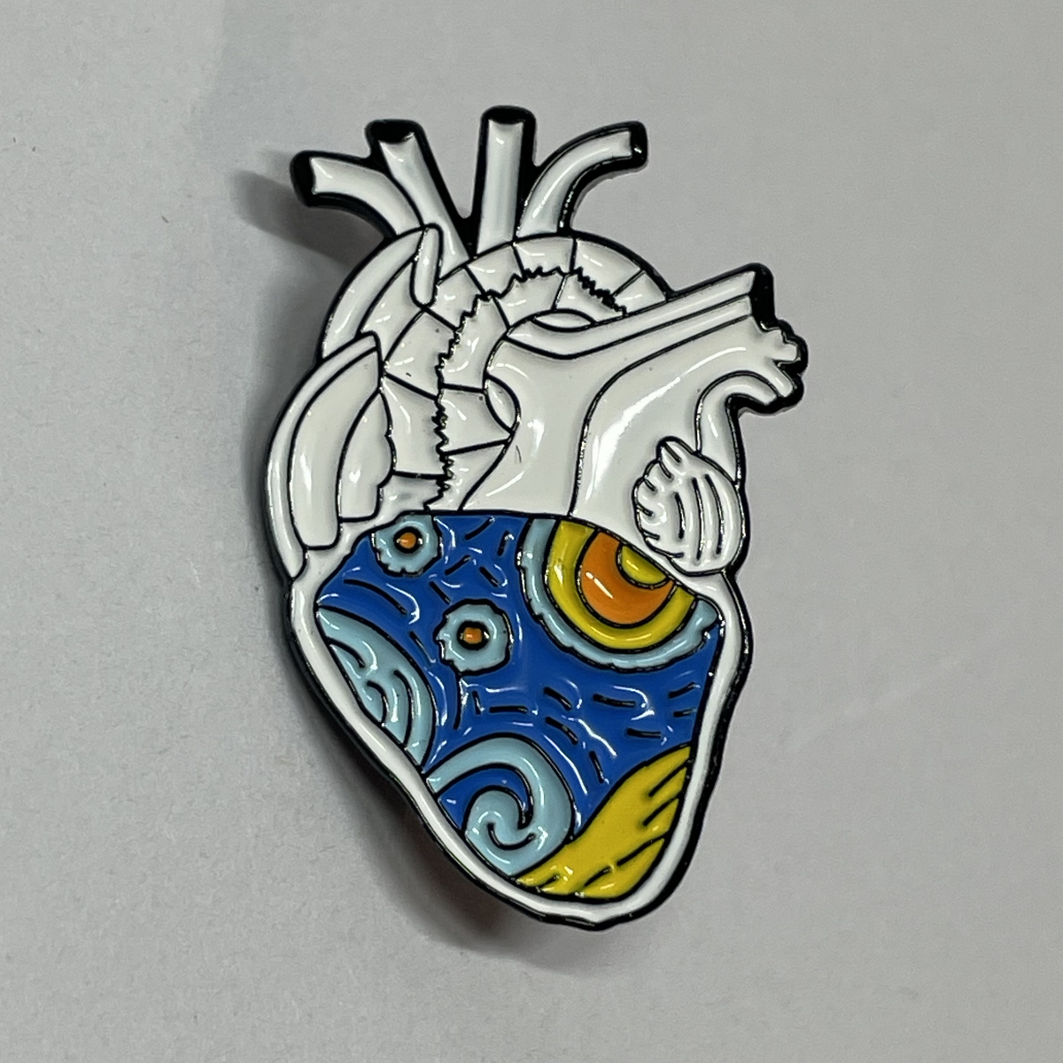 Pin Corazón Van Gogh de MedPins