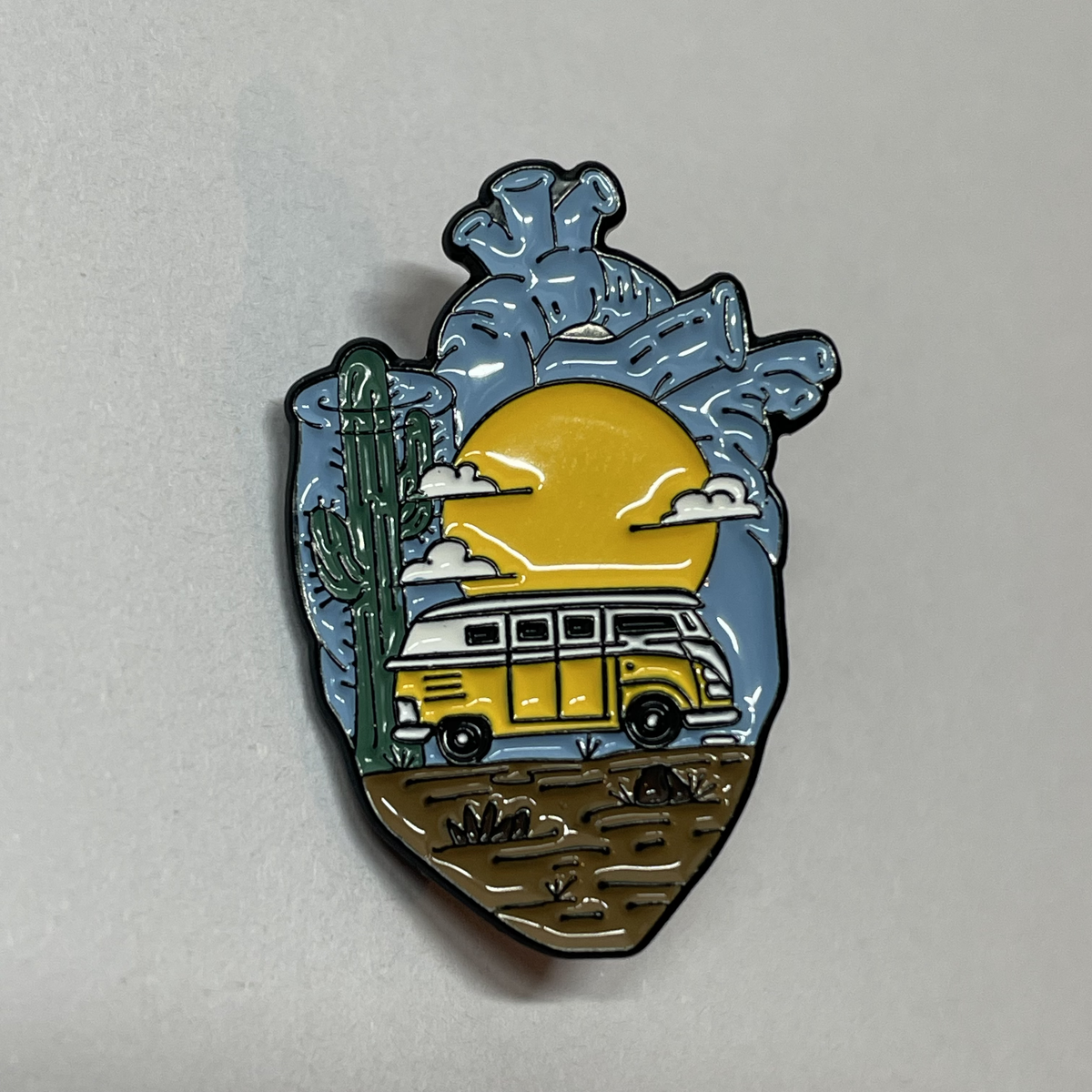 Pin Corazón Ruta Interior de MedPins