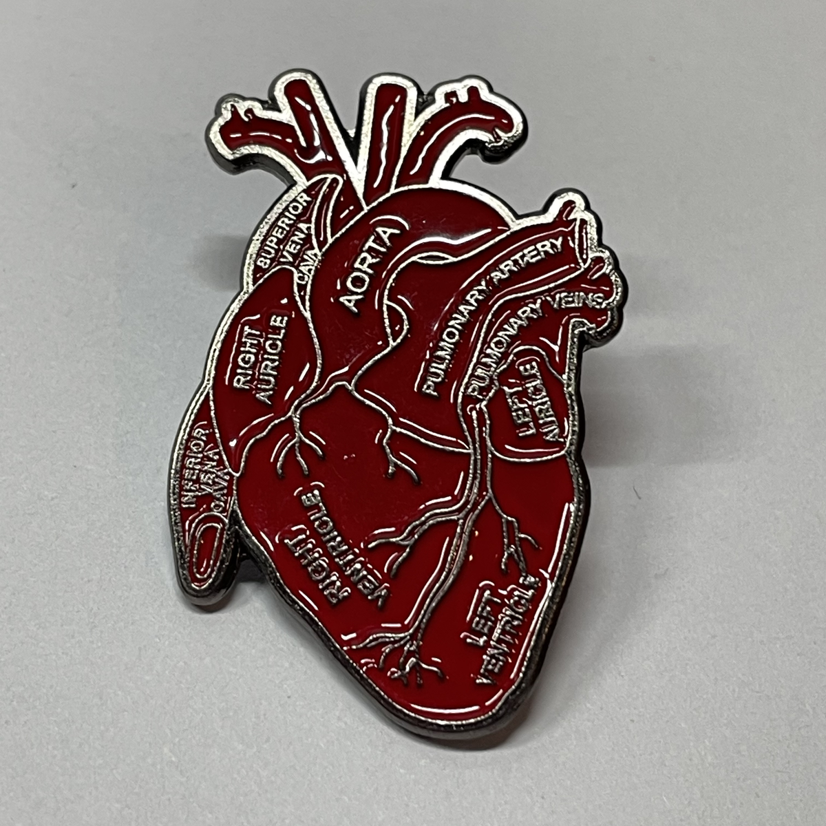 Pin Corazón Anatómico Etiquetado de MedPins