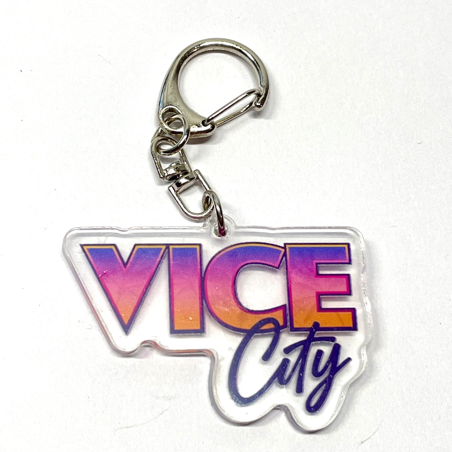 Llavero gamer diseño Vice City de Sakura Store