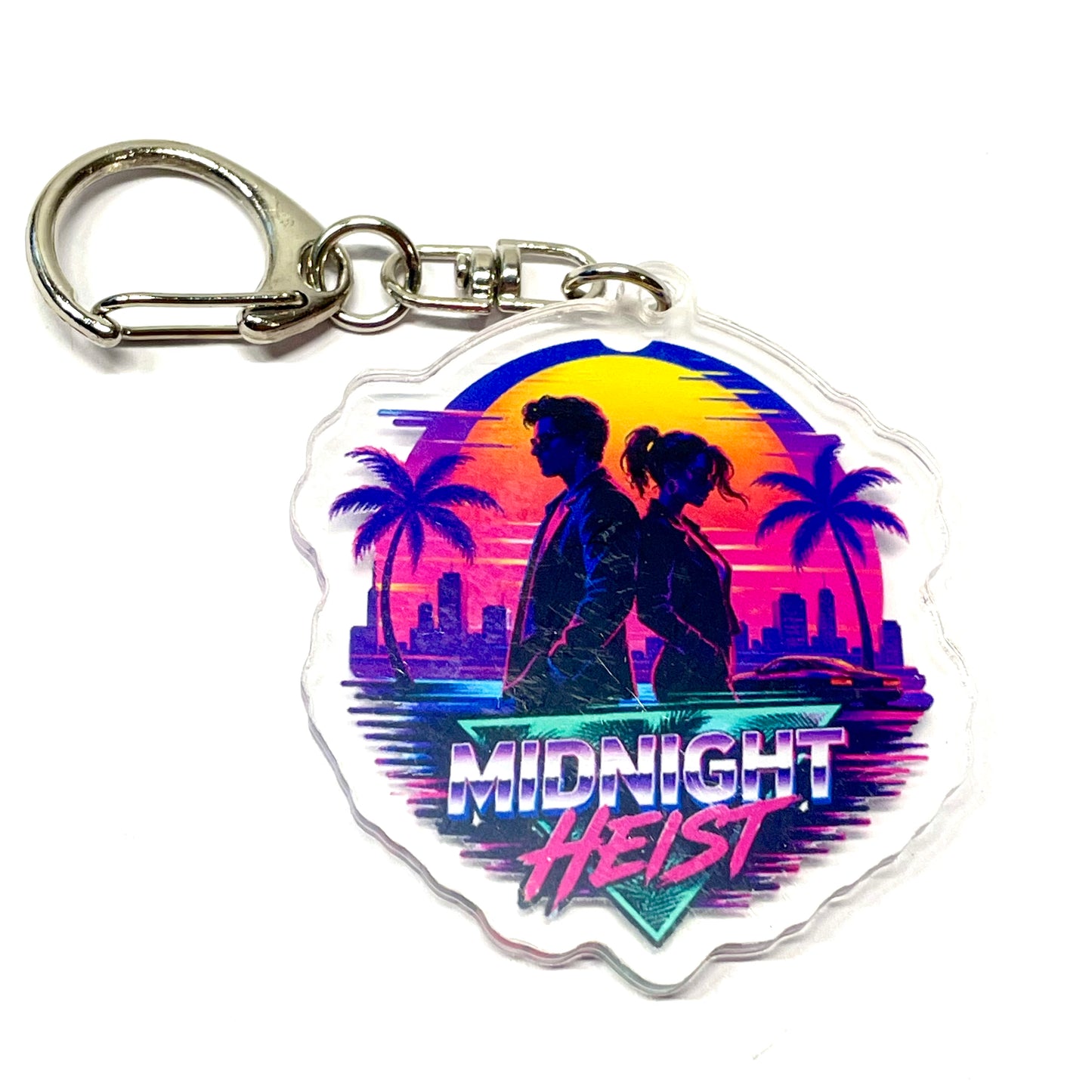 Llavero gamer diseño Midnight Heist de Sakura Store