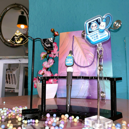 Ultraschall Gynäkologie Set Limitierte Edition 1:1 | Ausweishalter, Fötus Pins & Premium Stift – MedPins